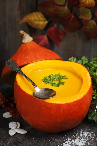 Zuppa di zucca — Foto Stock