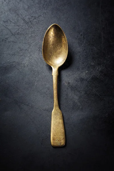 Vintage metal spoon — Stock Photo, Image