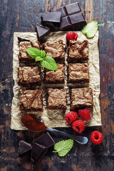 Brownie fatto in casa — Foto Stock