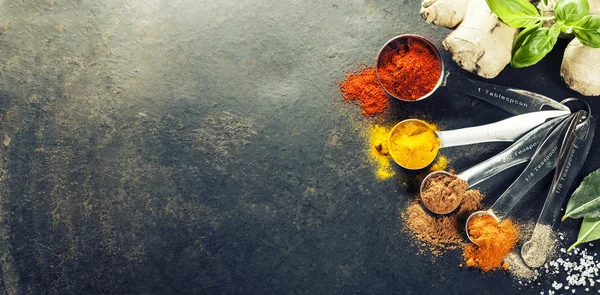 Herbs and spices selection — Stock Photo, Image