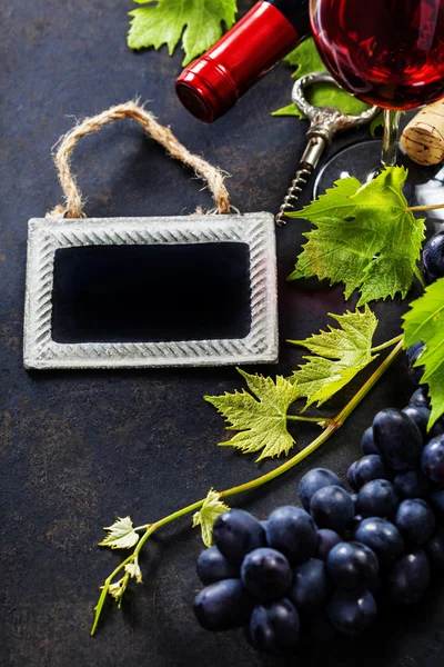 Víno a hroznovou — Stock fotografie