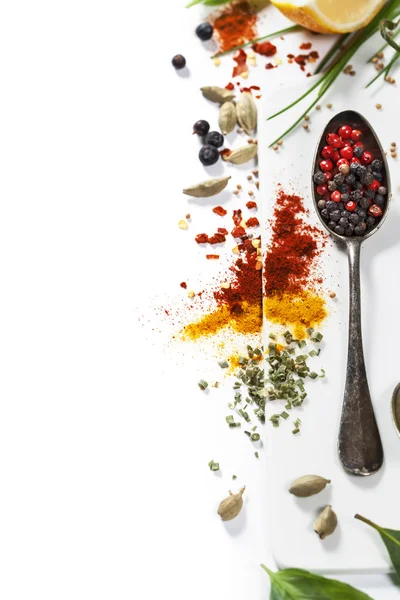 Herbs and spices selection — Stock Photo, Image