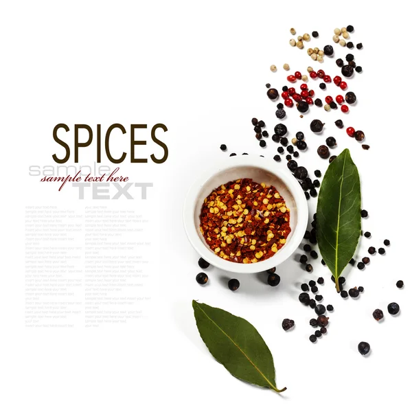 Herbs and spices selection — Stock Photo, Image