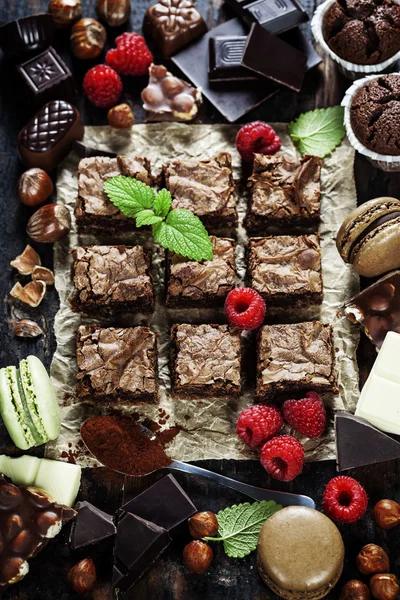 Brownie casero —  Fotos de Stock