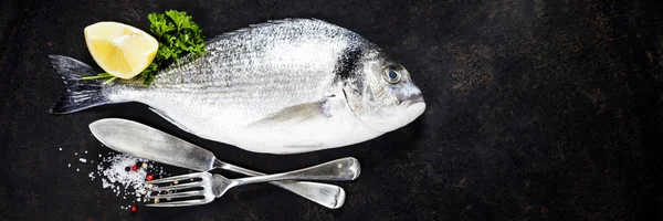 Utsökt färsk fisk — Stockfoto