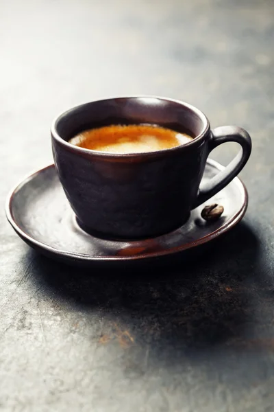Kaffee Espresso vorhanden. Tasse Kaffee — Stockfoto