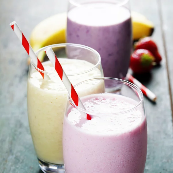 Frucht-Smoothies — Stockfoto