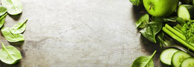 Taze yeşil sebzeler