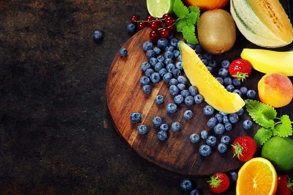 Sortimento de frutos — Fotografia de Stock