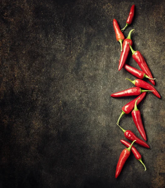 Żywy czerwony meksykańskie chili pieprz — Zdjęcie stockowe