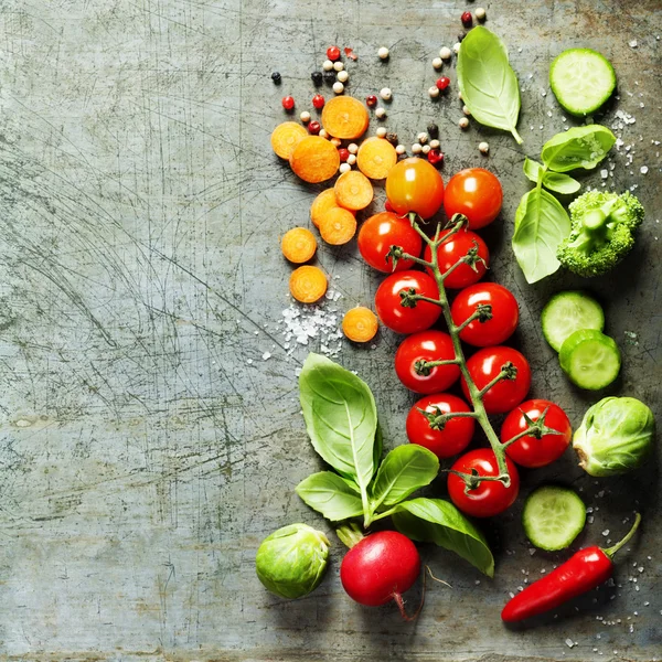 Verduras orgánicas frescas — Foto de Stock