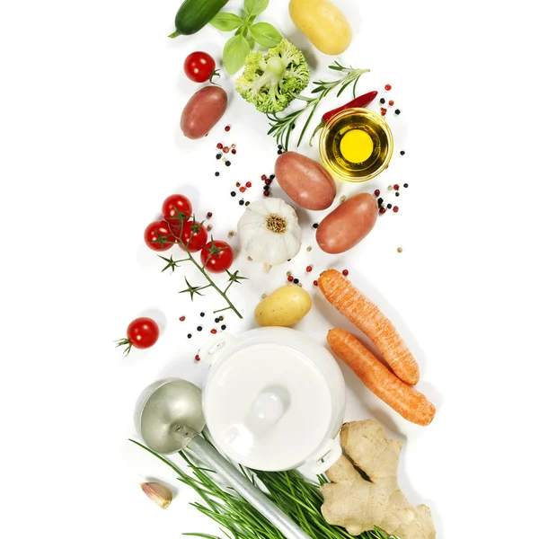 Ingredients for soup — Stock Photo, Image