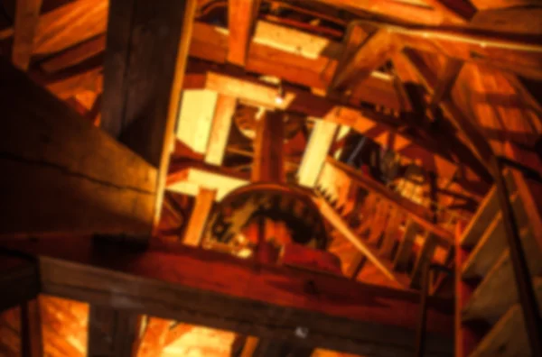 Mechanisms inside of windmill, Holland. — Stock Photo, Image