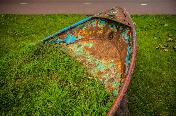 Beautiful Dutch city park elements close-up. — Stock Photo, Image