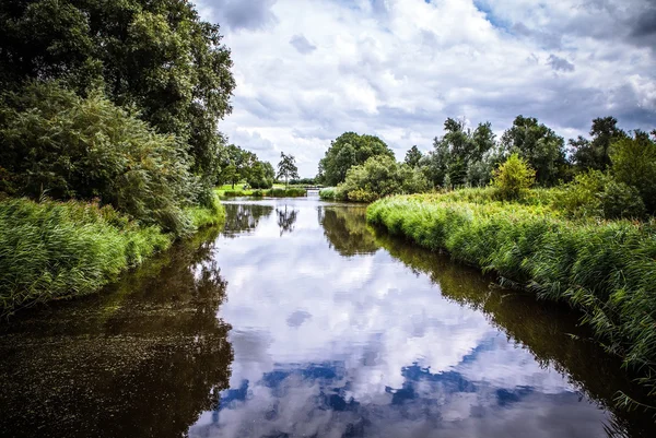 美しい伝統的なオランダの風景と自然. — ストック写真