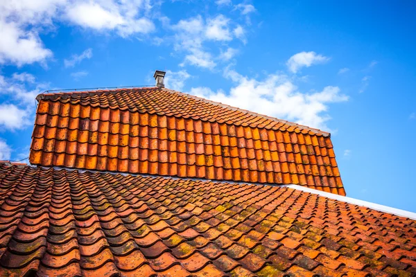 Traditional residential Dutch buildings close-up. — Stock Photo, Image