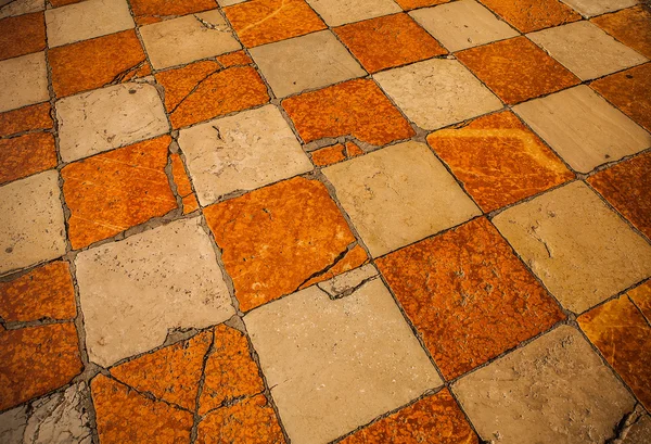 Antique tiles floor as background. — Stock Photo, Image