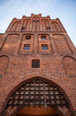 Gotik şehir Bramah Olsztyn