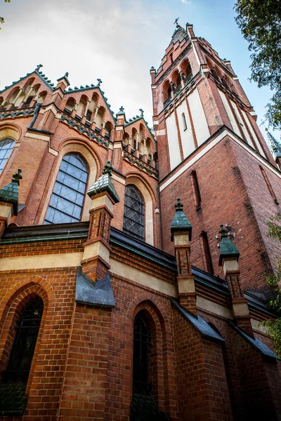 Католицька Церква церківцю Анна в місті Ольштин — стокове фото
