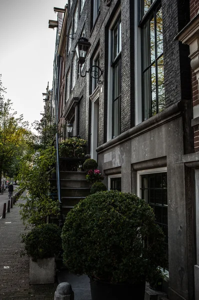 Amszterdam jellegzetes építészeti — Stock Fotó