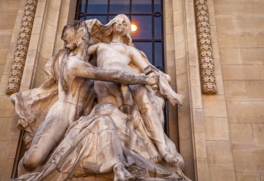 famous Grand Palais in Paris clipart