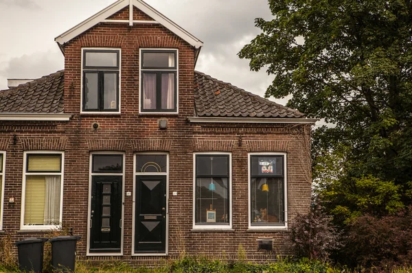 Traditionella hus. Amsterdam — Stockfoto