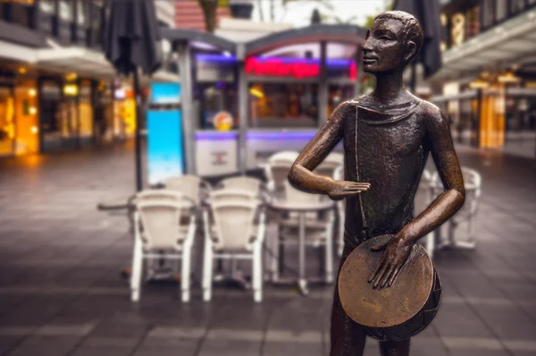 Stad beelden uit brons in Rotterdam — Stockfoto