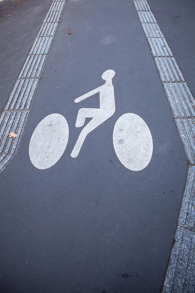 Index of cycle road — Stock Photo, Image