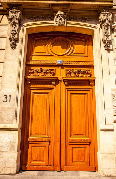 Puerta de madera rústica — Foto de Stock