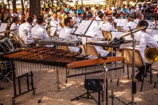 Realização de orquestra em Paris — Fotografia de Stock