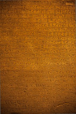 Egyptian hieroglyph in Louvre museum