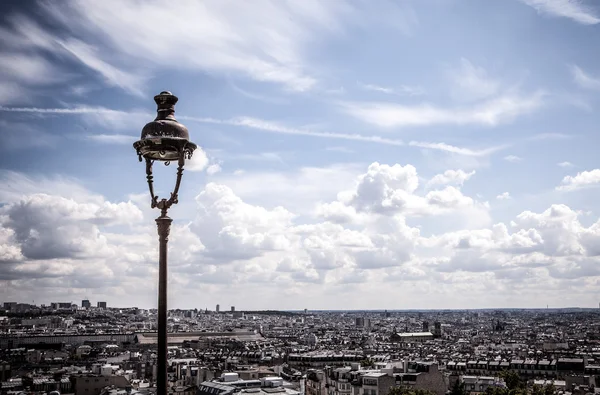 Vista aérea de París desde la colina de Monmartre —  Fotos de Stock