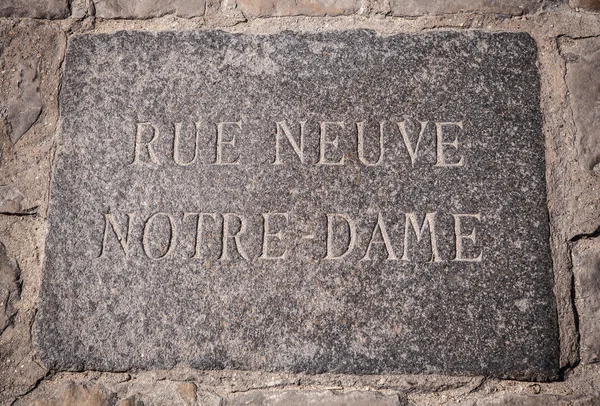 Notre Dame cathedral of Paris details — Stock Photo, Image