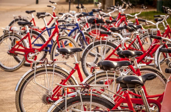 Stadsfietsen te huur in Parijs — Stockfoto