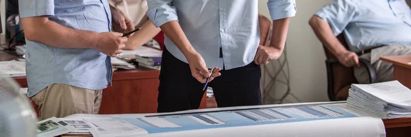 Grupo de empresários no trabalho — Fotografia de Stock