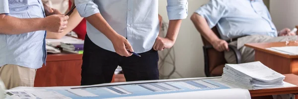 Group of business people at work — Stock Photo, Image