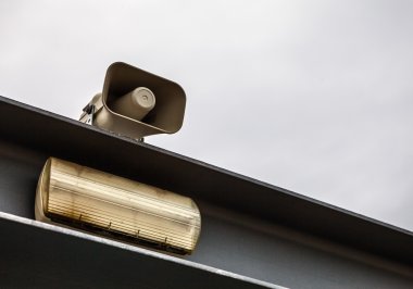 Eski hoparlör siren