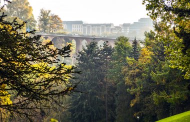 Passerelle köprü veya Lüksemburg viyadük