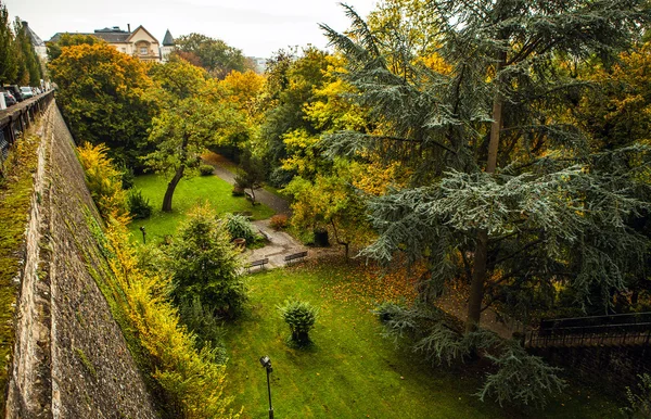 Parque en Luxemburgo vista desde arriba —  Fotos de Stock