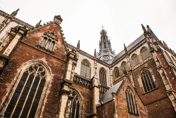Igreja antiga em Haarlem . — Fotografia de Stock