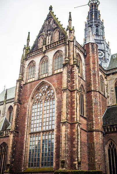 Oude kerk in Haarlem. — Stockfoto