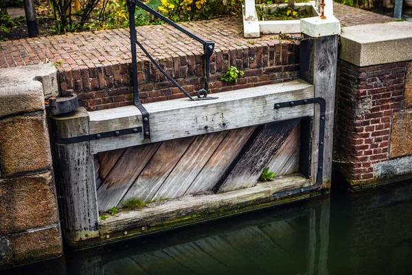 Eski su kanal sistemi unsurları — Stok fotoğraf