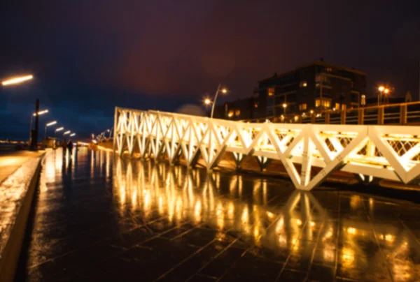 Street at night at Hague — Stock Photo, Image