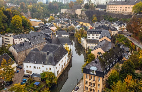 Αεροφωτογραφία της πόλης του Λουξεμβούργου — Φωτογραφία Αρχείου