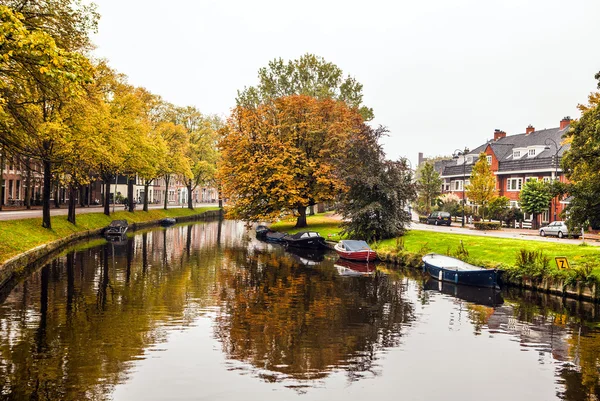 オランダの川のチャネル — ストック写真