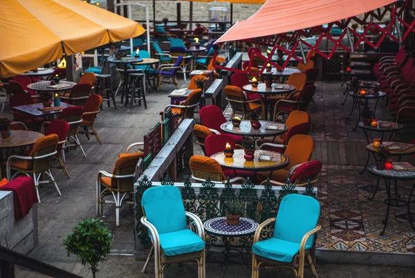 Restaurantes y muelles en La Haya — Foto de Stock