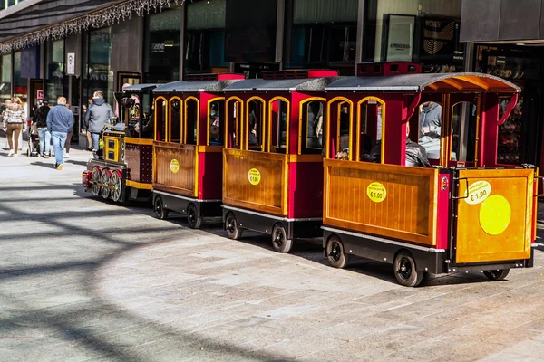 Tiny excursion train. Almere — Stock Photo, Image