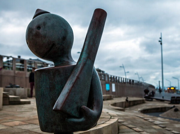 Sculpture garden in Scheveningen