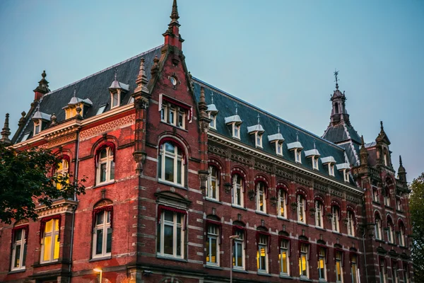 Traditional European architecture in Utrecht — Stock Photo, Image