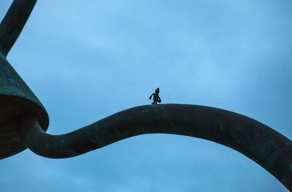 Sculpture garden in Scheveningen — Stock Photo, Image